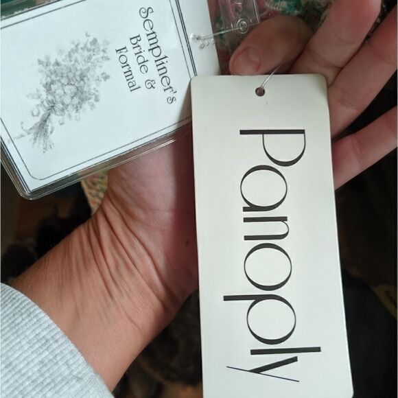 Panoply Long Sleeved Beaded Dress 14883 Size 4 NWT - Picture 5 of 6